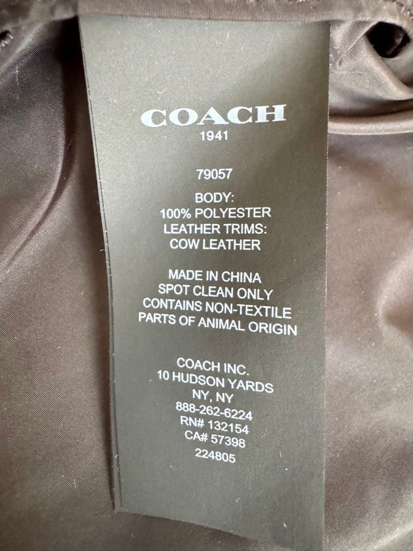 【coach 】メンズアウタージャケット【未使用新品】