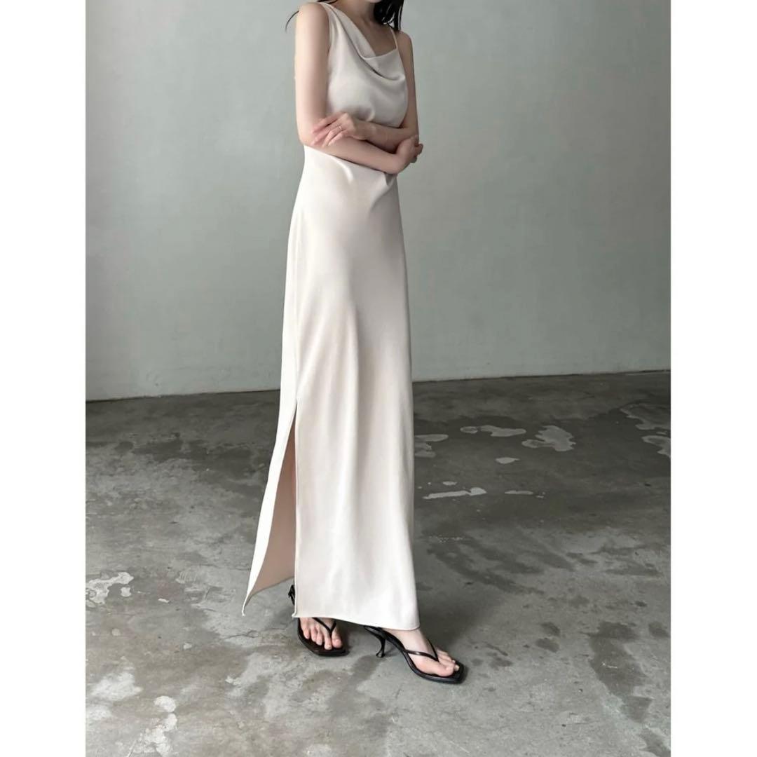 asymmetry drape cami dress celon セロン