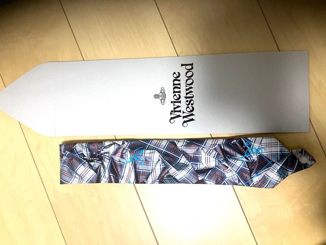 定価25,300円Vivienne Westwood オーブ×タータン ネクタイ