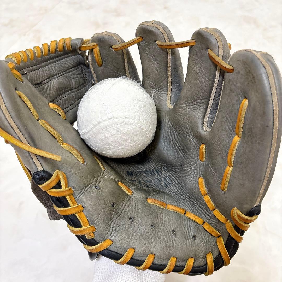 ⚾️ミツワタイガー　一般軟式　内野手グローブ 　右投げ　グレー