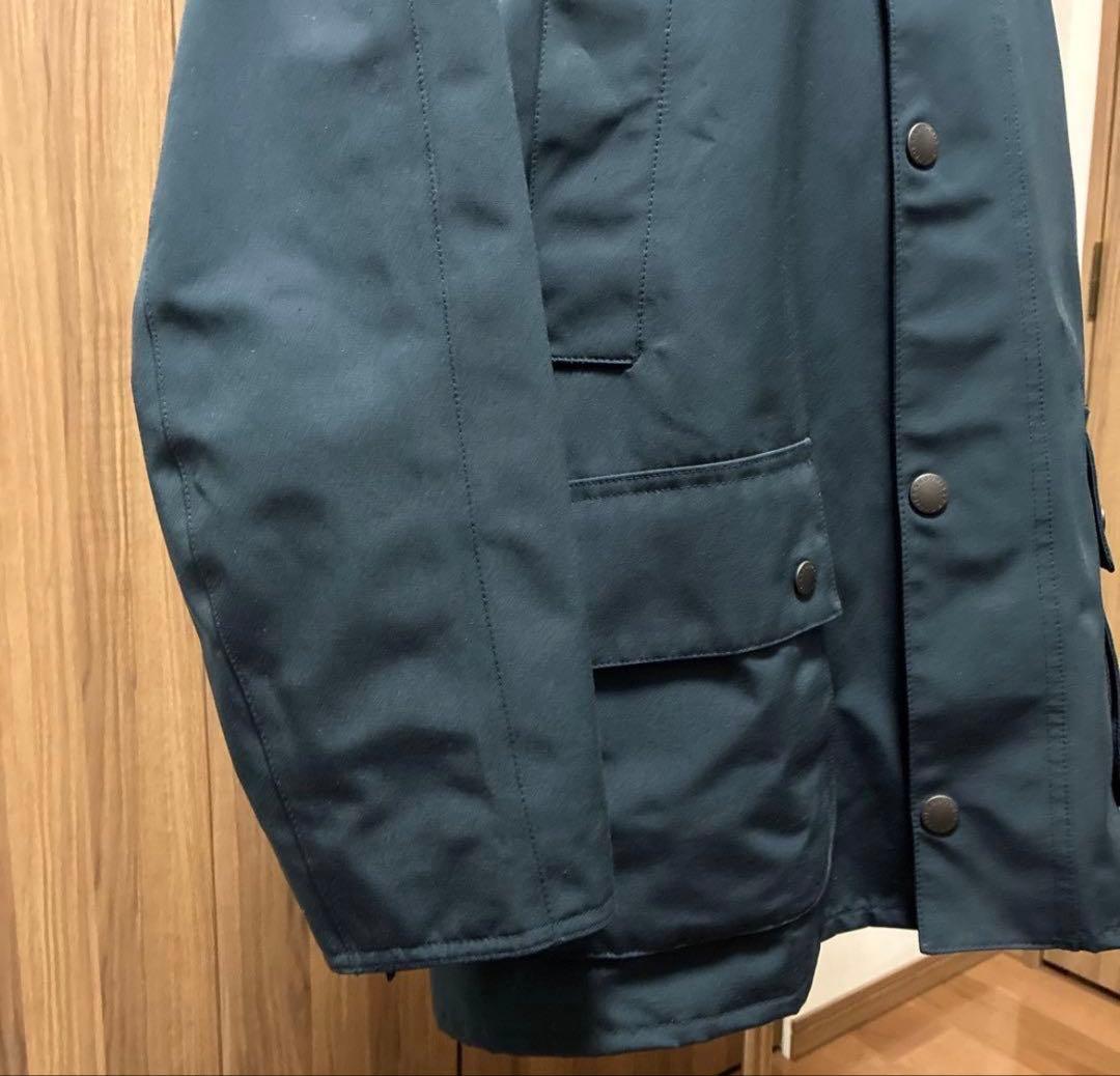 美品　Barbour ダークネイビーコーデュロイ襟 ジャケット