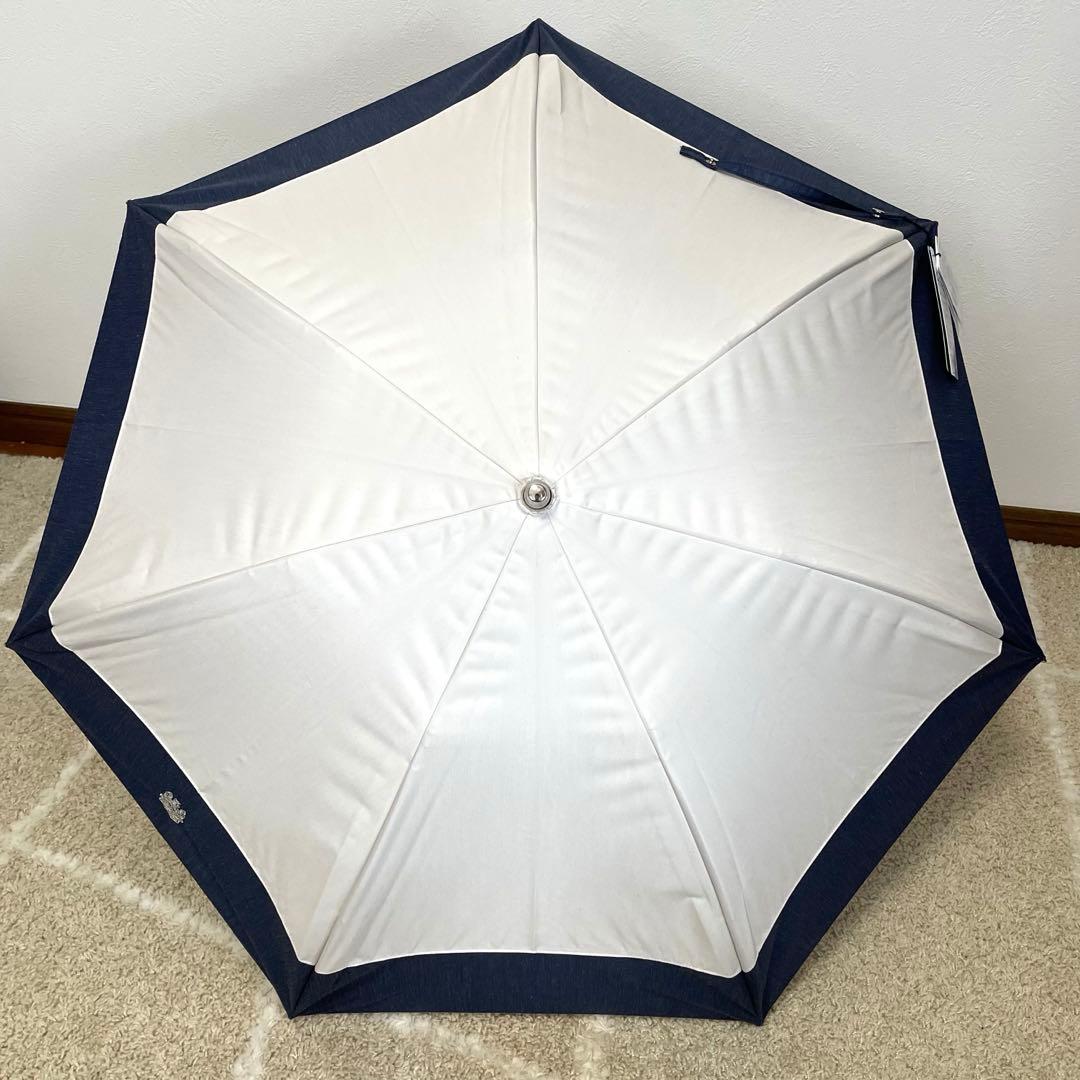 【タグ付き】Aquascutum 晴雨兼用　長傘　プチパラ　サマーシールド