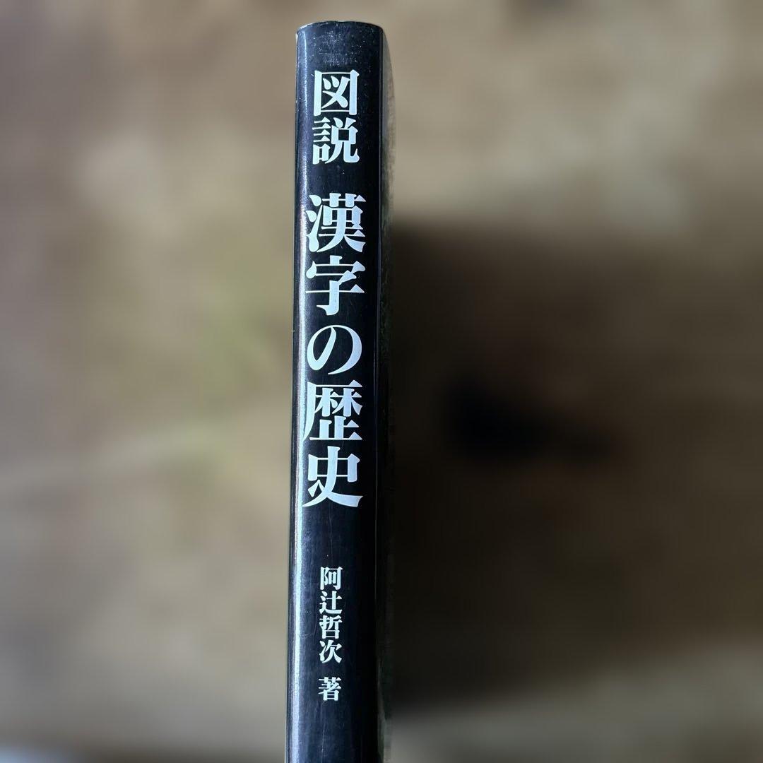 図説　漢字の歴史　阿辻哲次　大修館書店　大型本