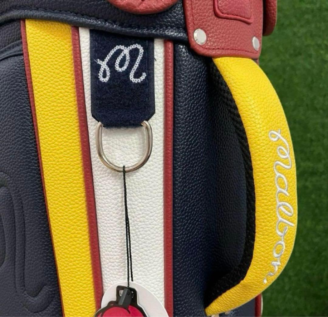 MALBON GOLF キャディバッグ スタンド付き ネイビーマルボン