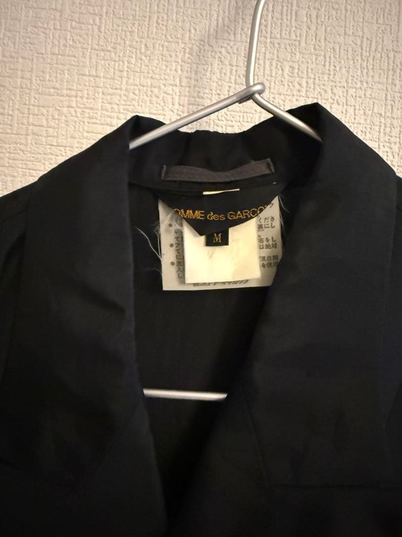 COMME des GARÇONS ブラック 半袖シャツワンピース M