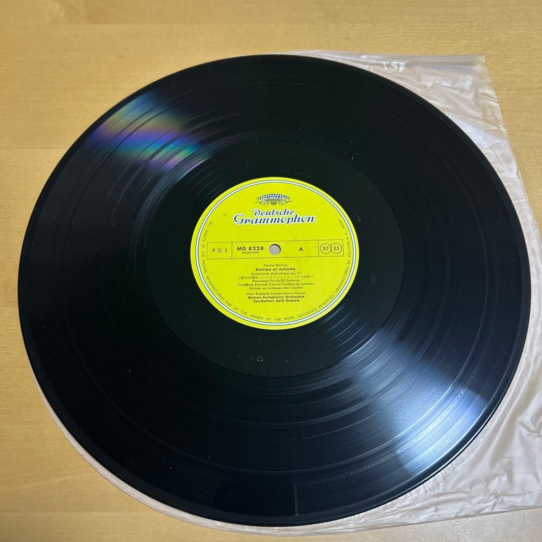 廃盤LP 小澤征爾さん直筆サイン入り　ベルリオーズ「ロメオとジュリエット」2LP