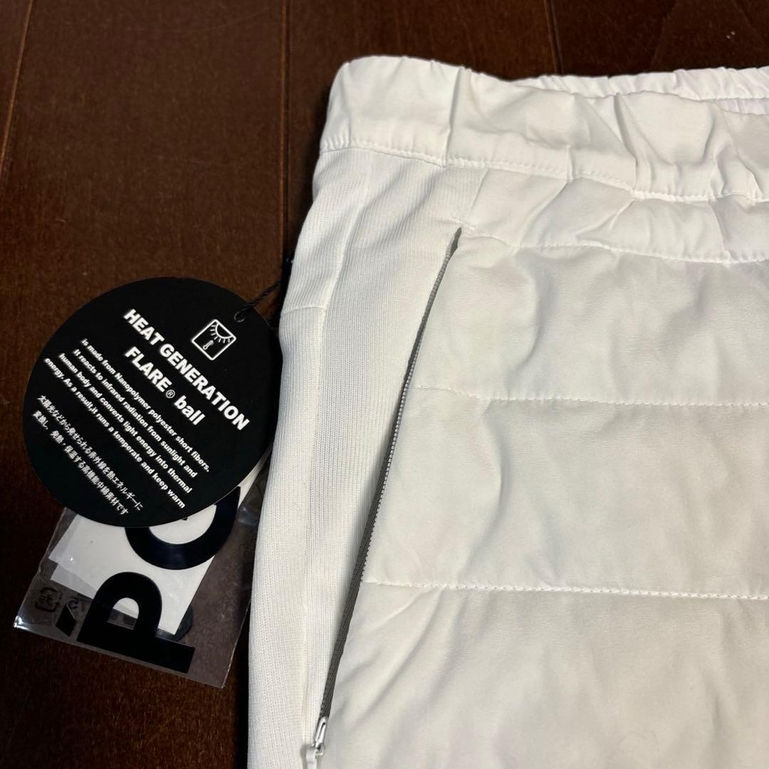 PGGアモッサ×N yメカニカルストレッチタフタ白パンツサイズ4
