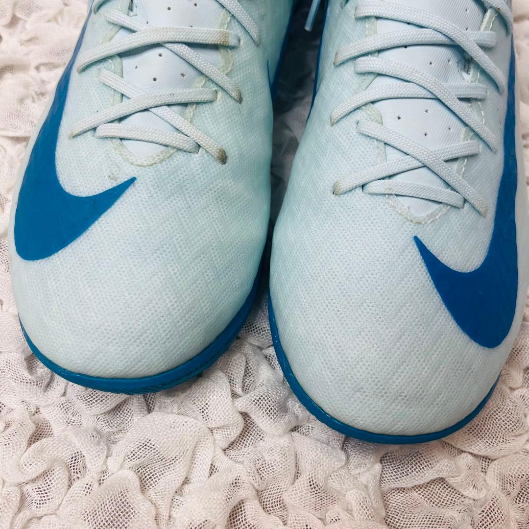 NIKEナイキフットサルシューズ26.5希少完売品レアブルー室内インドアサッカー
