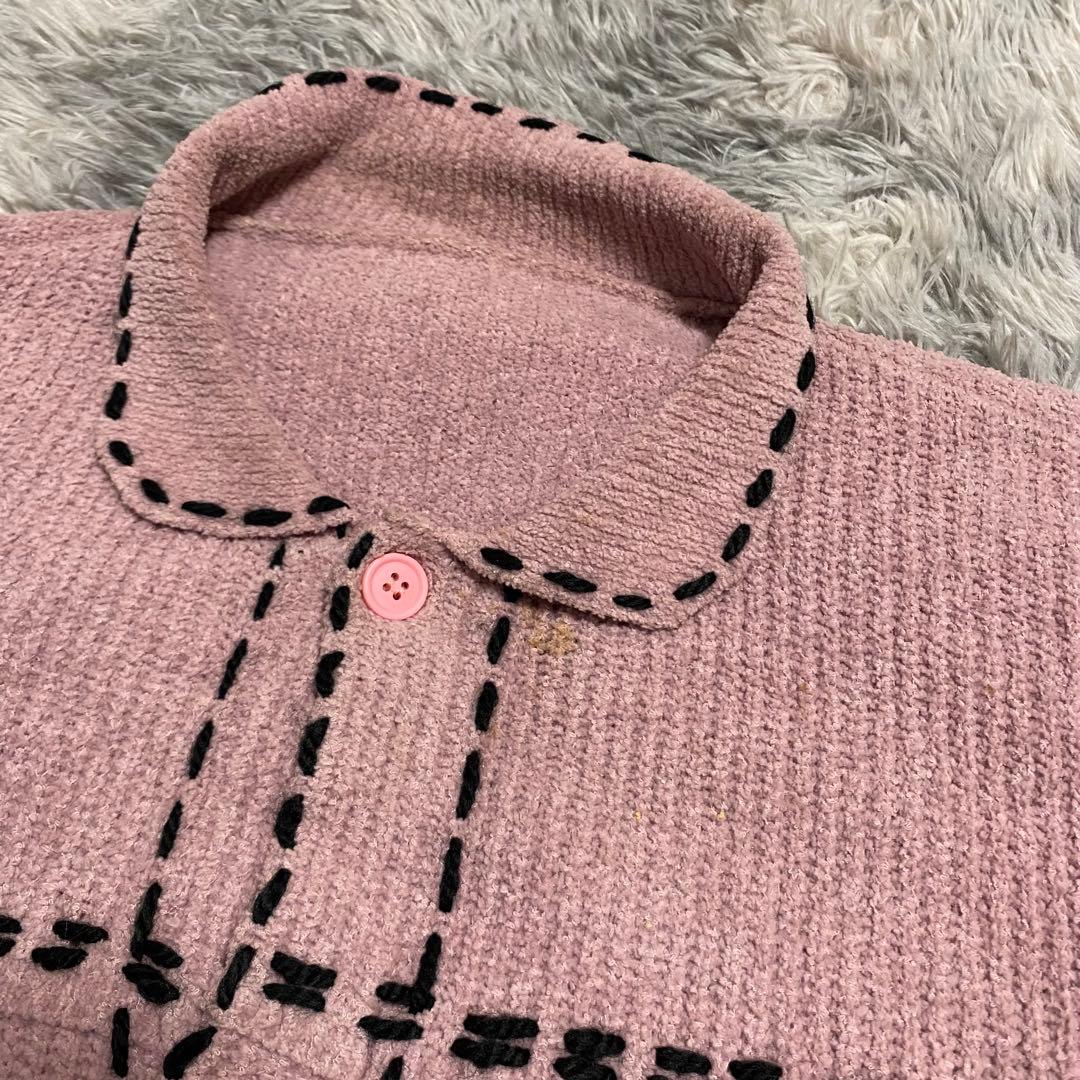 ジャケット・アウター PHINGERIN PG1 KNIT 2023AW MOS PINK