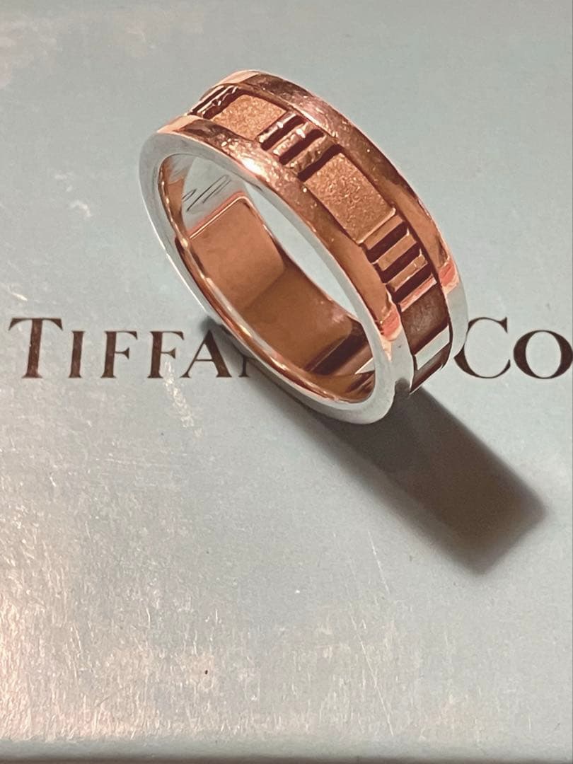 【美品】TIFFANY&Co.ティファニー アトラス リング 約12.5号925
