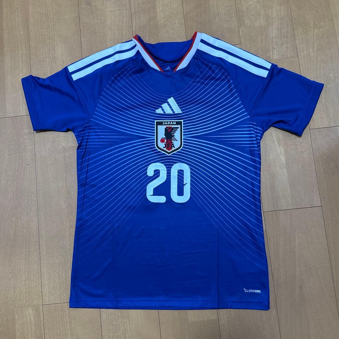サッカー日本代表 2026 ホーム　ユニフォーム　#20 久保建英　サイズL