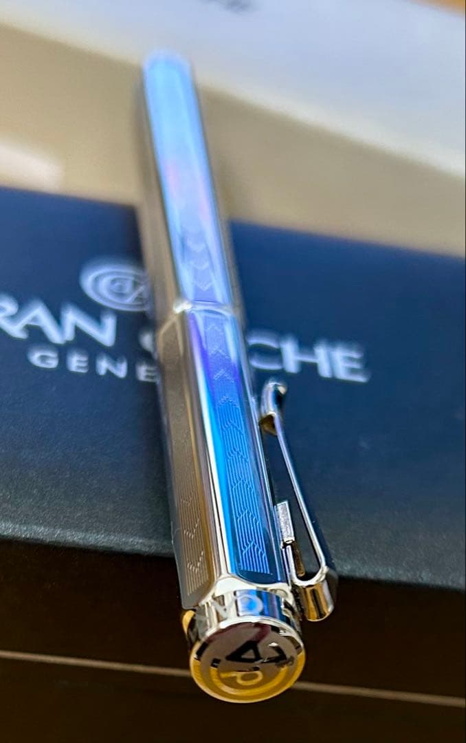 カランダッシュ エクリドール シェブロン シルバー ローラーボール