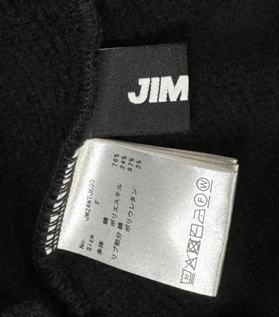 jimwag ショート丈ジップパーカー