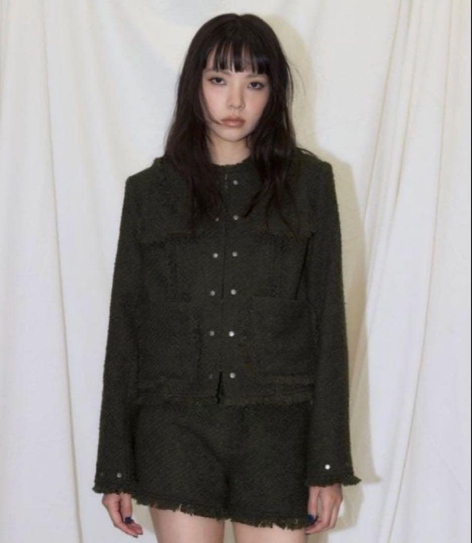 LAGUA GEM COMPACT TWEED JACKET 試着のみ