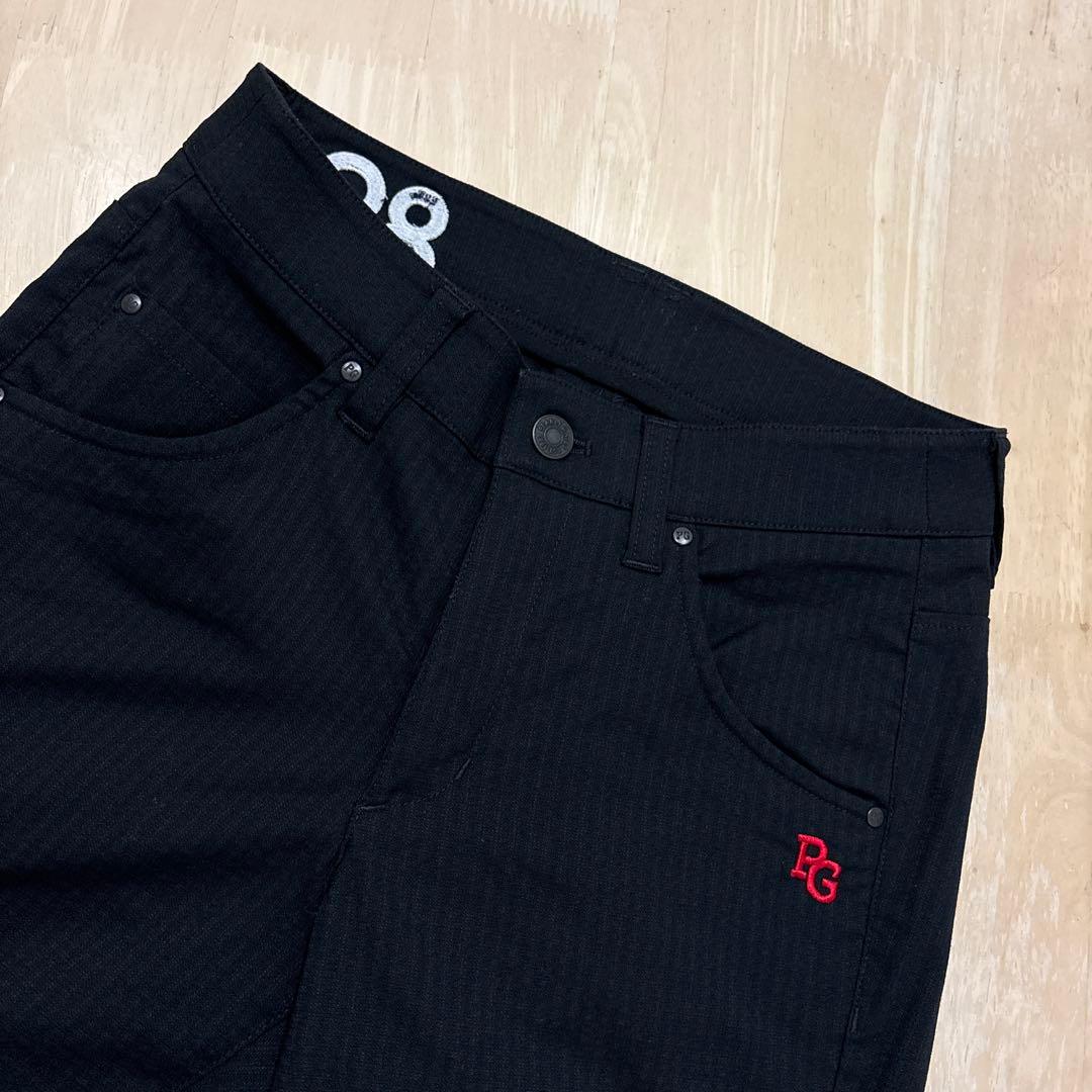 パーリーゲイツ☆美品 接触冷感 C/Pe BIG ドビー ストレッチ パンツ