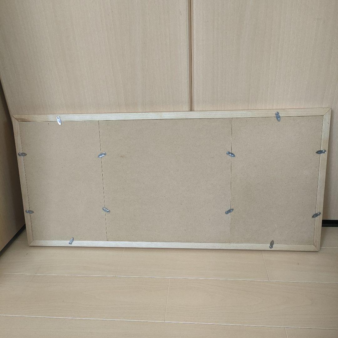 木製フォトフレーム コルクボード付き
