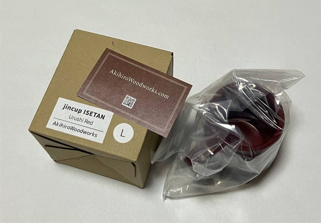 伊勢丹限定 ジンカップ jincup ISETAN Urushi Red L