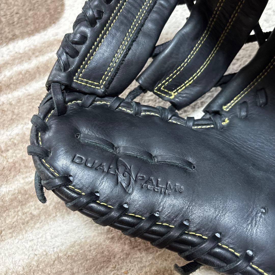 ✨美品✨Rawlings ブラック 少年軟式ファーストミット