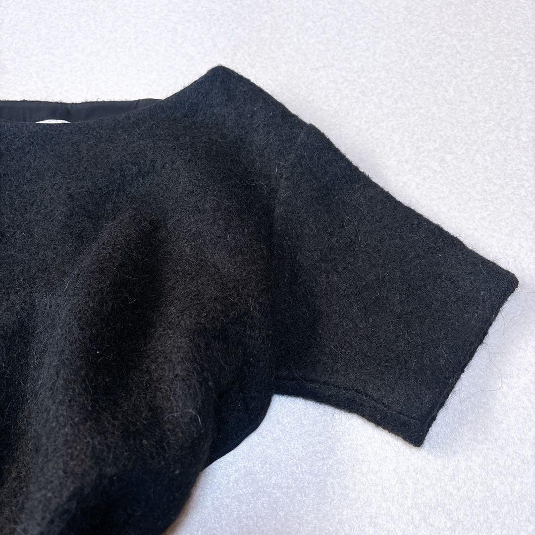 ドリスヴァンノッテン　モヘア混　ベルト付きドッキングワンピース　size36