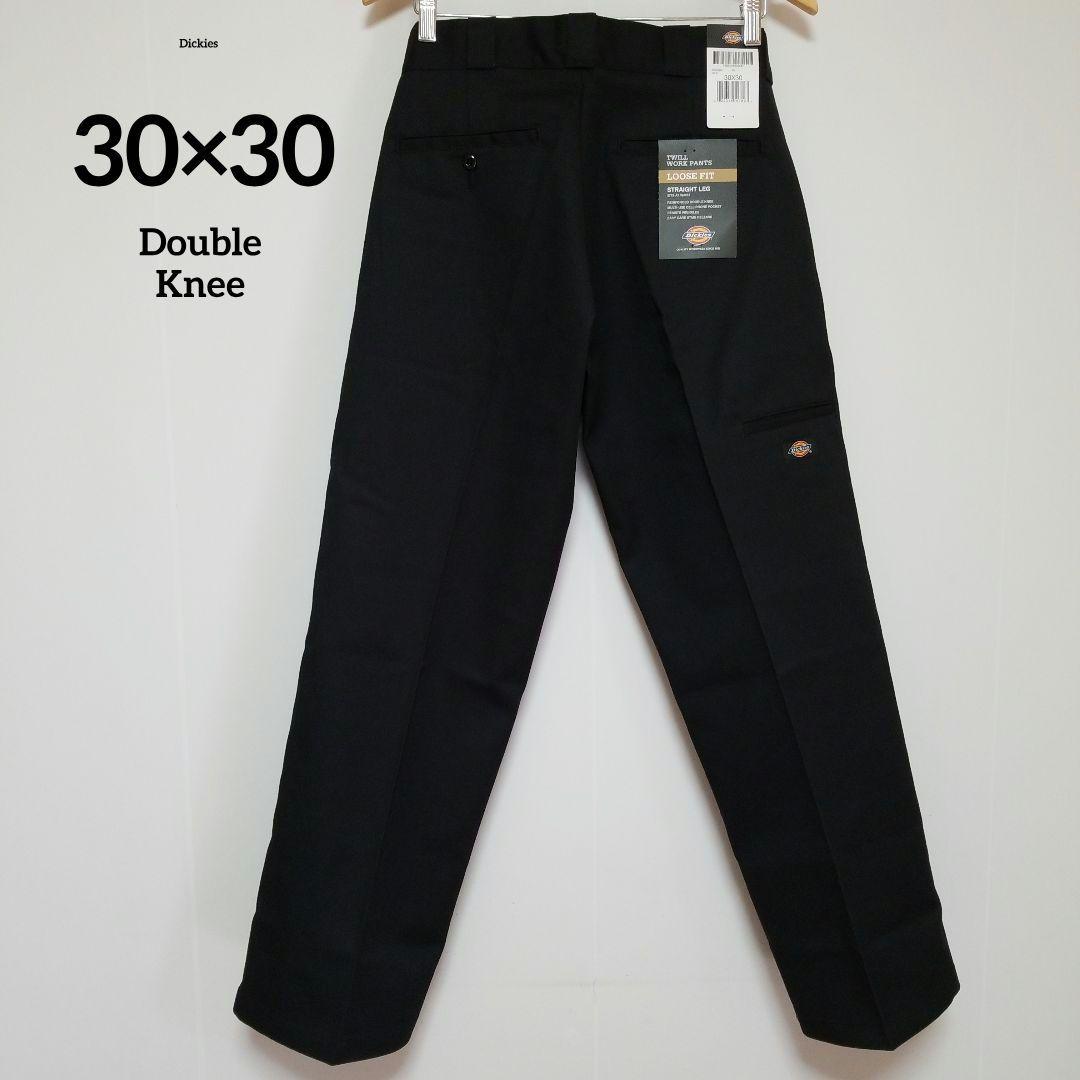 30×30【新品・未使用】ディッキーズ　ダブルニー　85283　　BLACK