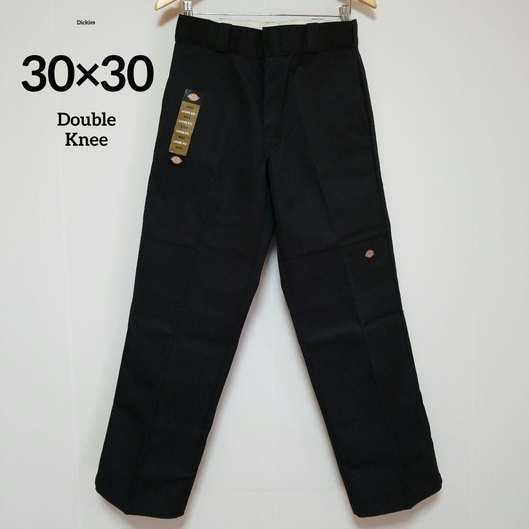 30×30【新品・未使用】ディッキーズ　ダブルニー　85283　　BLACK