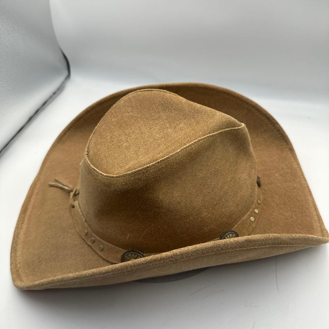ミネトンカ　MINNETONKA 本革　カーボーイハット　ウェスタンハット　XL