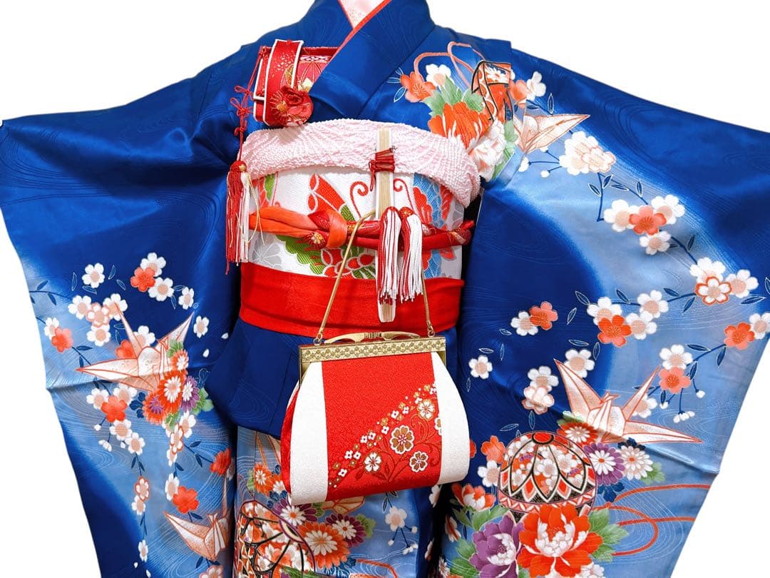 お買い得品♡七五三　7歳　女の子　フルセット　青系