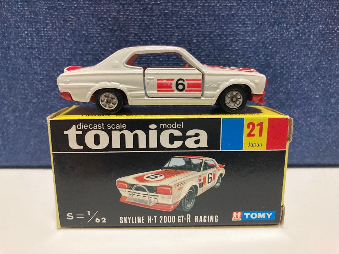 トミカ　日本製　ニッサンスカイラインレーシング 1Eホイール　黒箱