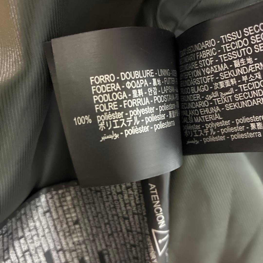 ザラzara フェイクレザー ジャケット リラックスフィット ブルゾン L