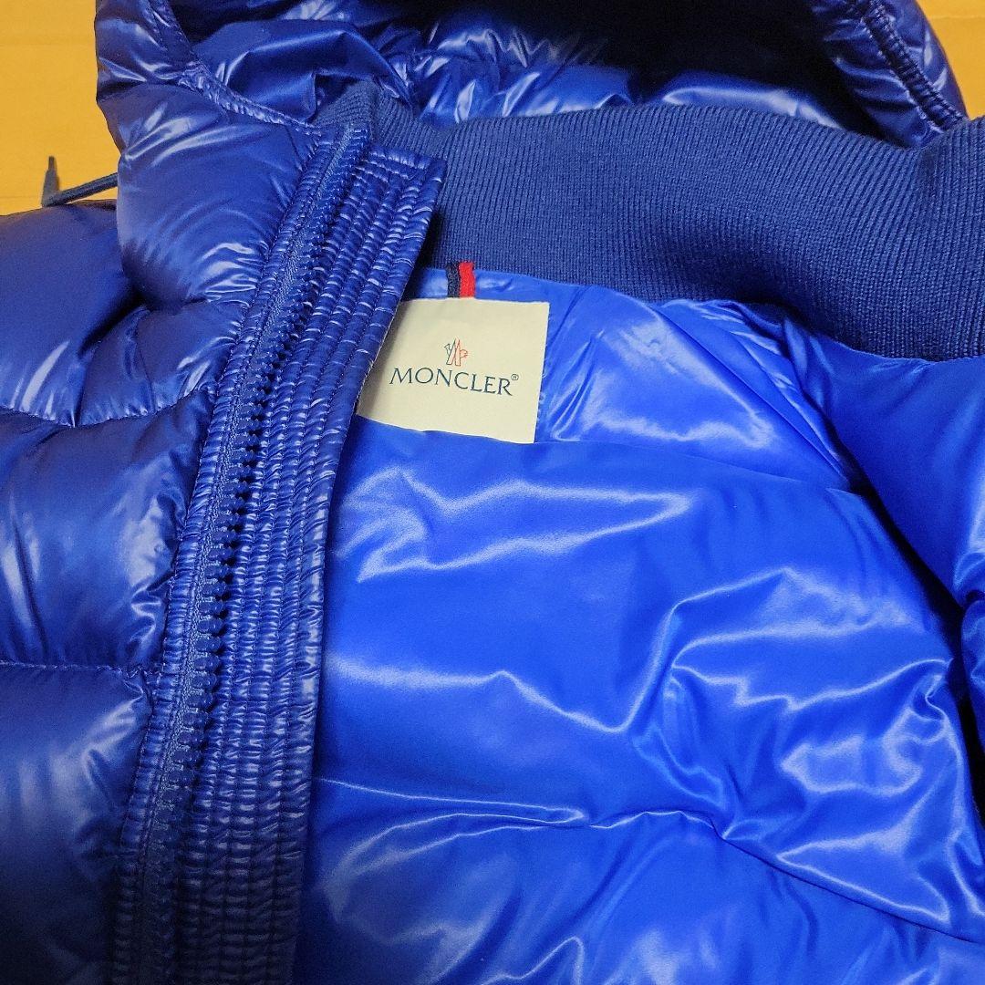 モンクレールダウンベスト バルトロメ ブルー サイズ２ MONCLER