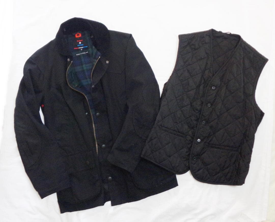 Barbour x Jack Spade Hopper ジャケット ベスト付 S