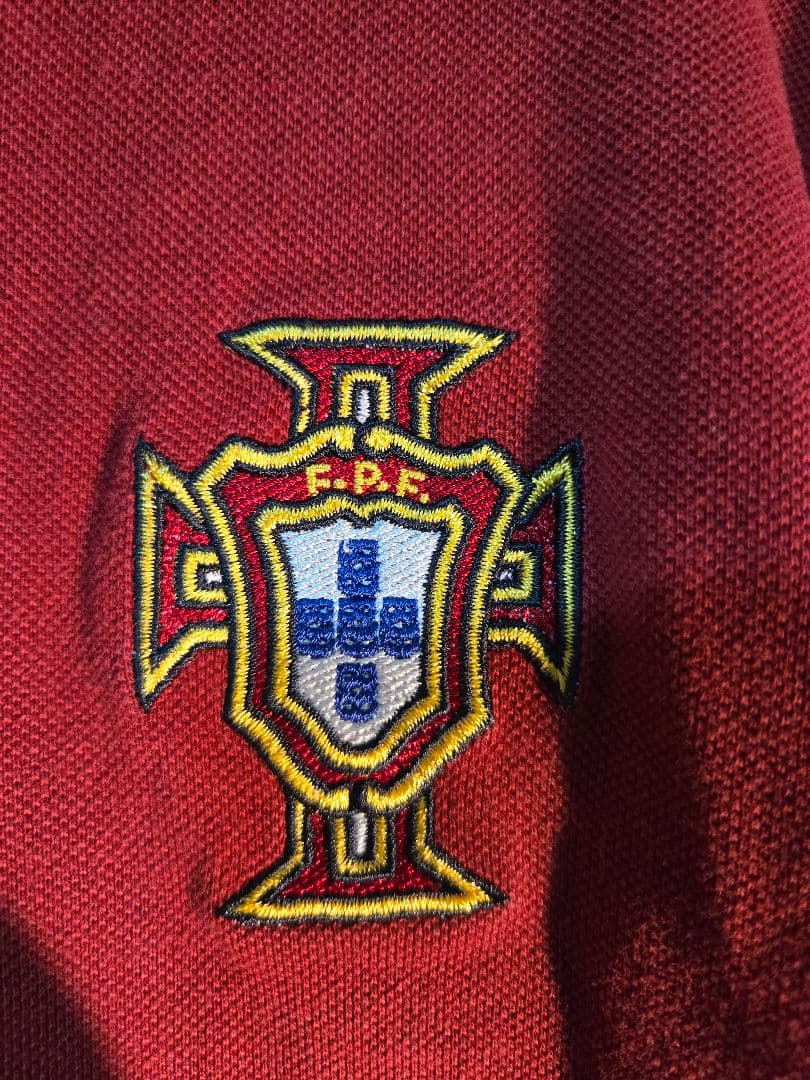 【激レア】00s ナイキ ポルトガル代表 ポロシャツ EURO2004 黄金世代