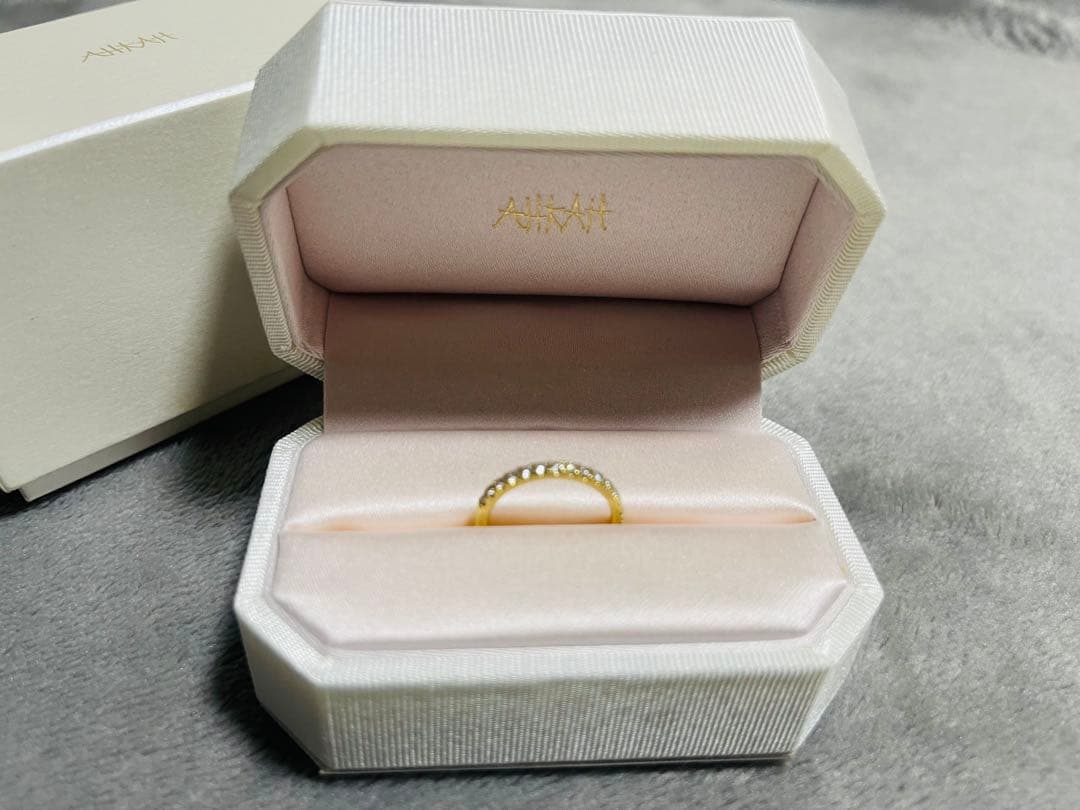 ■■現行モデル■■AHKAH ティナ(ハーフエタニティ/1.9mm)ゴールド♡