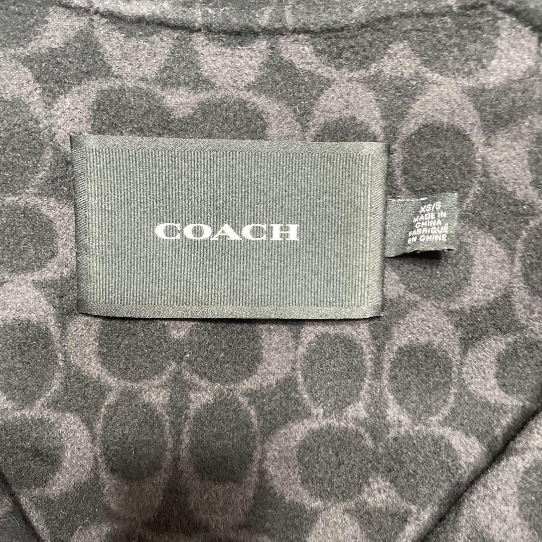 coach コート　新品未使用 フード付き　黒ポンチョ Ｍ