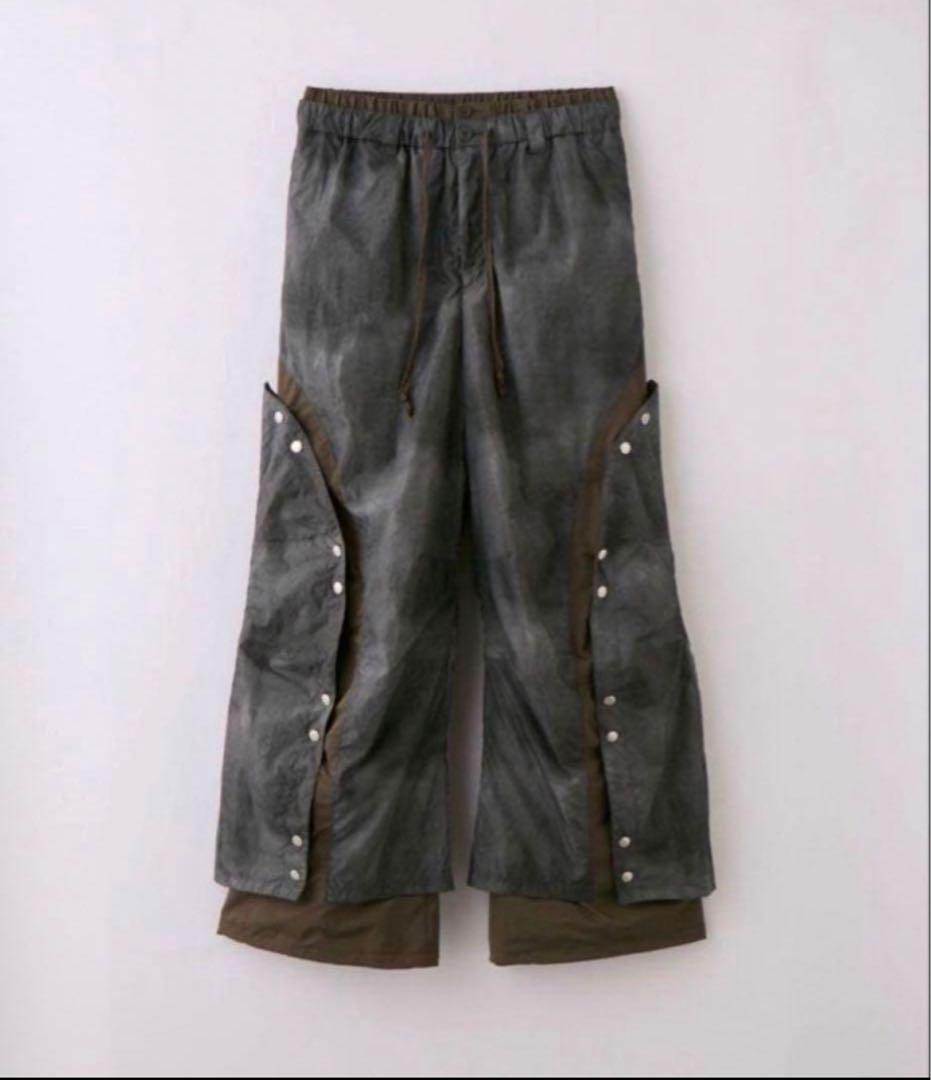 GRANCY Button Layered　ボタンレイヤードデザインパンツ　新品