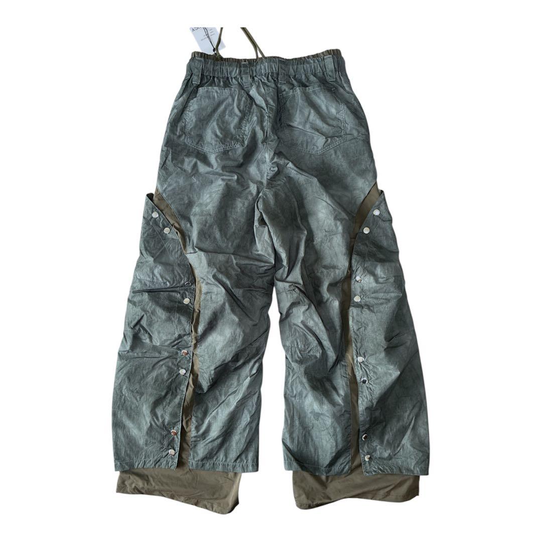 GRANCY Button Layered　ボタンレイヤードデザインパンツ　新品