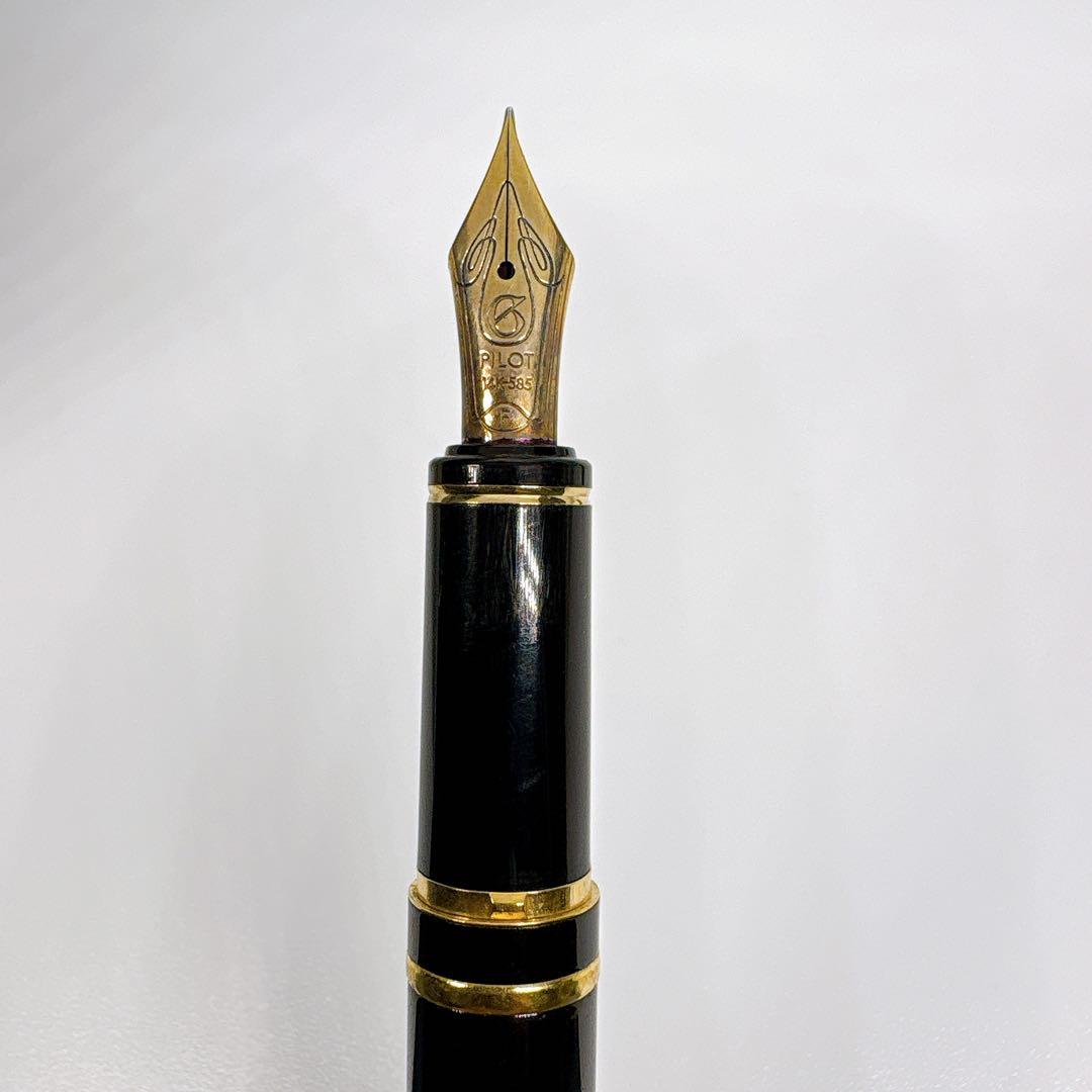 PILOT グランセ 14Kパイロット 万年筆 細字 ブラック 黒