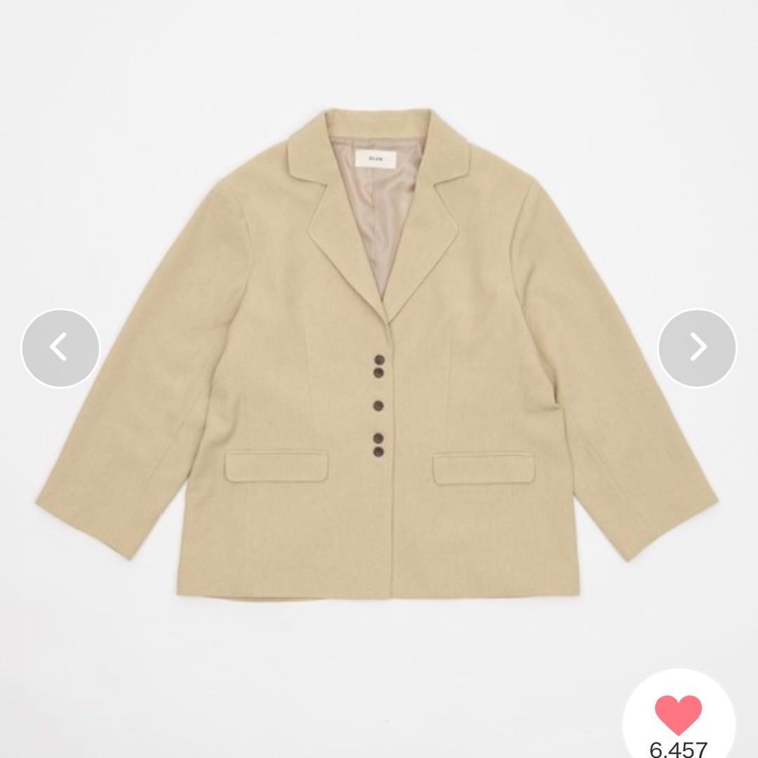 リネンブレンドジャケット