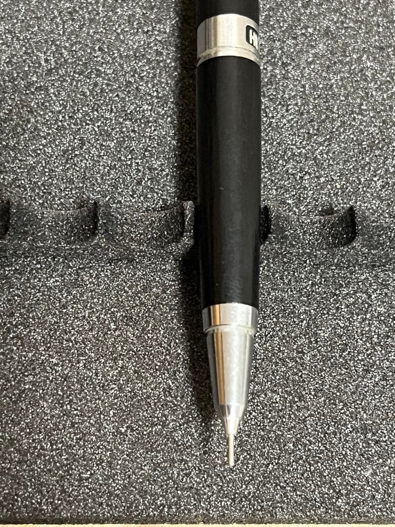 PILOT カスタム 蝕刻 黒ストライプ ハイメカホルダー シャーペン セット