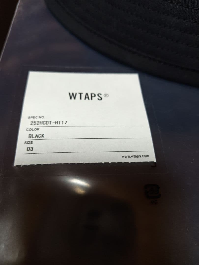 【新品未使用】WTAPS バケットハット ブラック