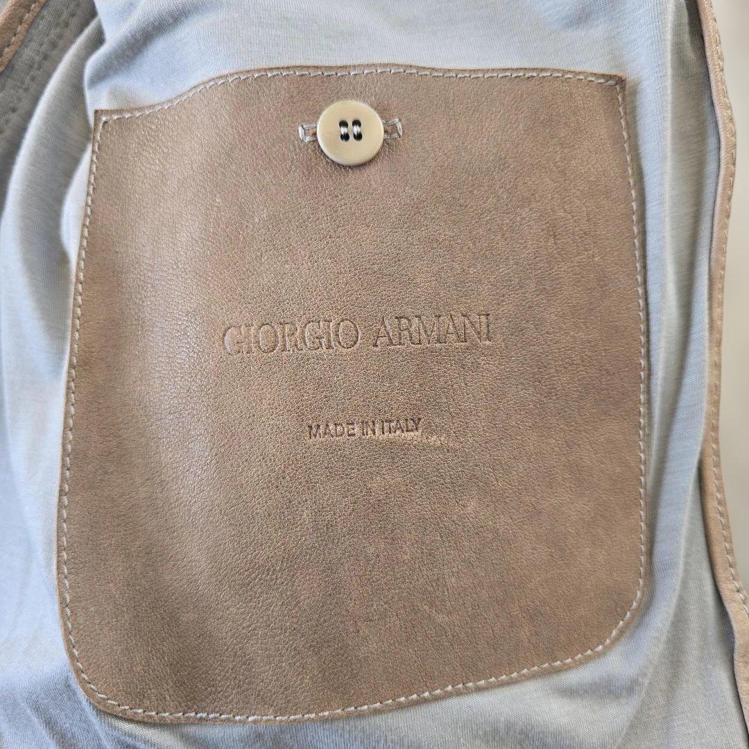 【Giorgio Armani 】ラムレザージャケットサイズL