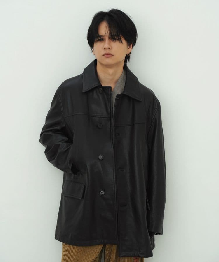 【LIDNM】Lamb Veg Car Coat