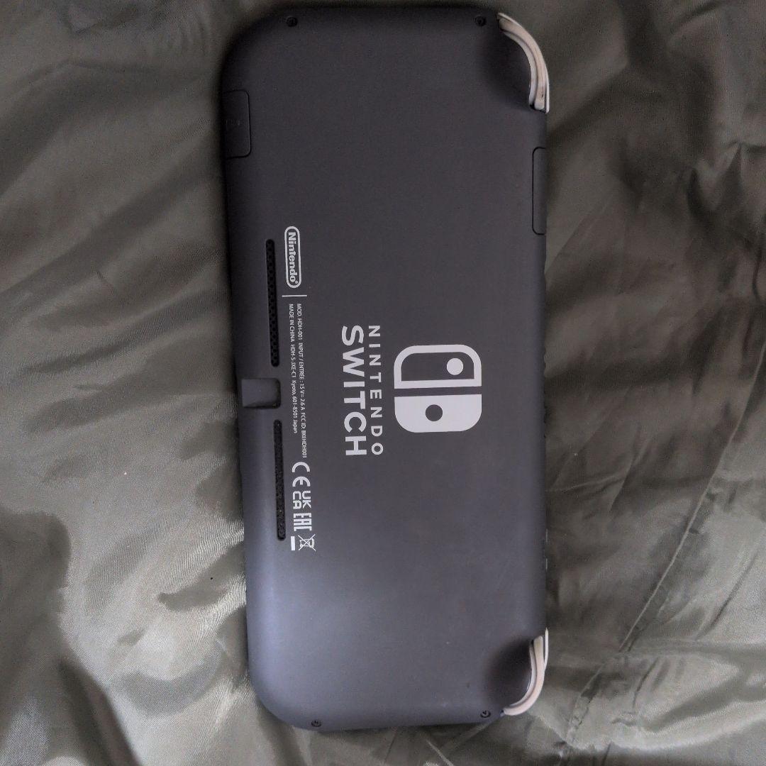 【箱無し】Nintendo Switch Lite グレー アダプター付き