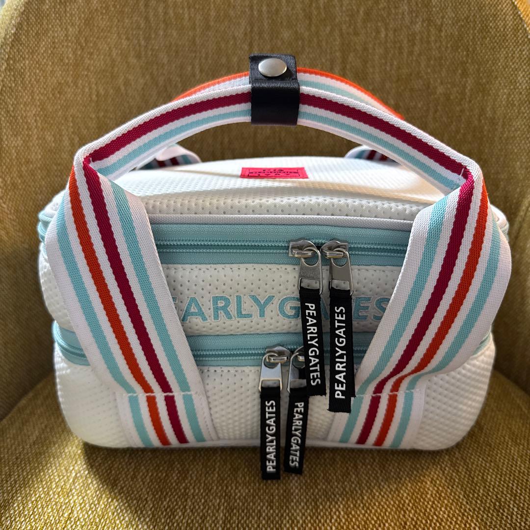 PEARLY GATESパーリーゲイツ 二層式バニティ型保冷バッグ 定価1.9万