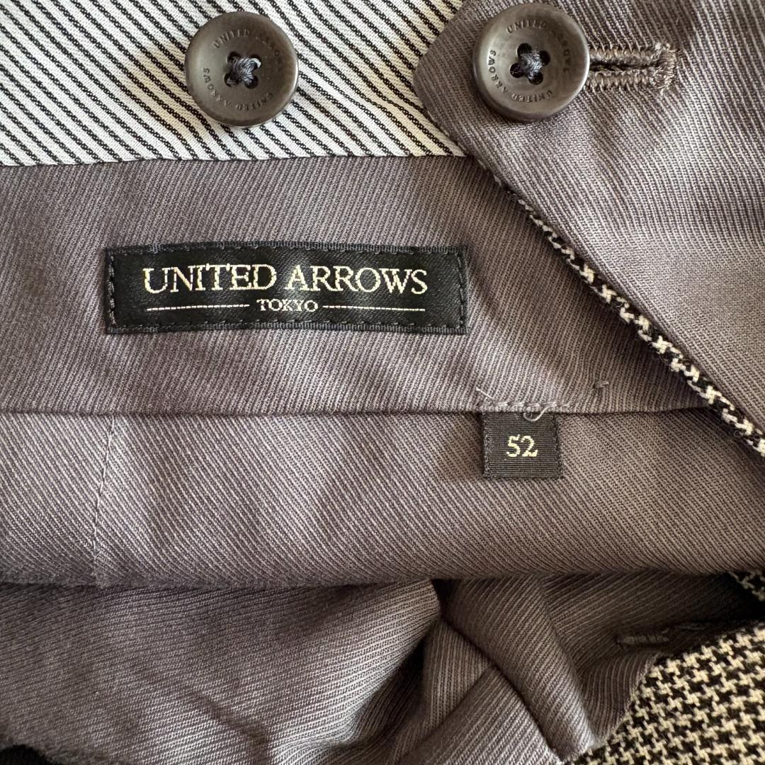 United Arrows ウールサキソニー パンツ 52 アローズ