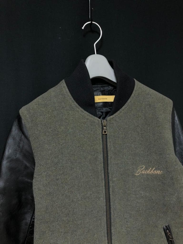 ◆BACKBONE MELTON MOTORCYCLE JACKET 馬革