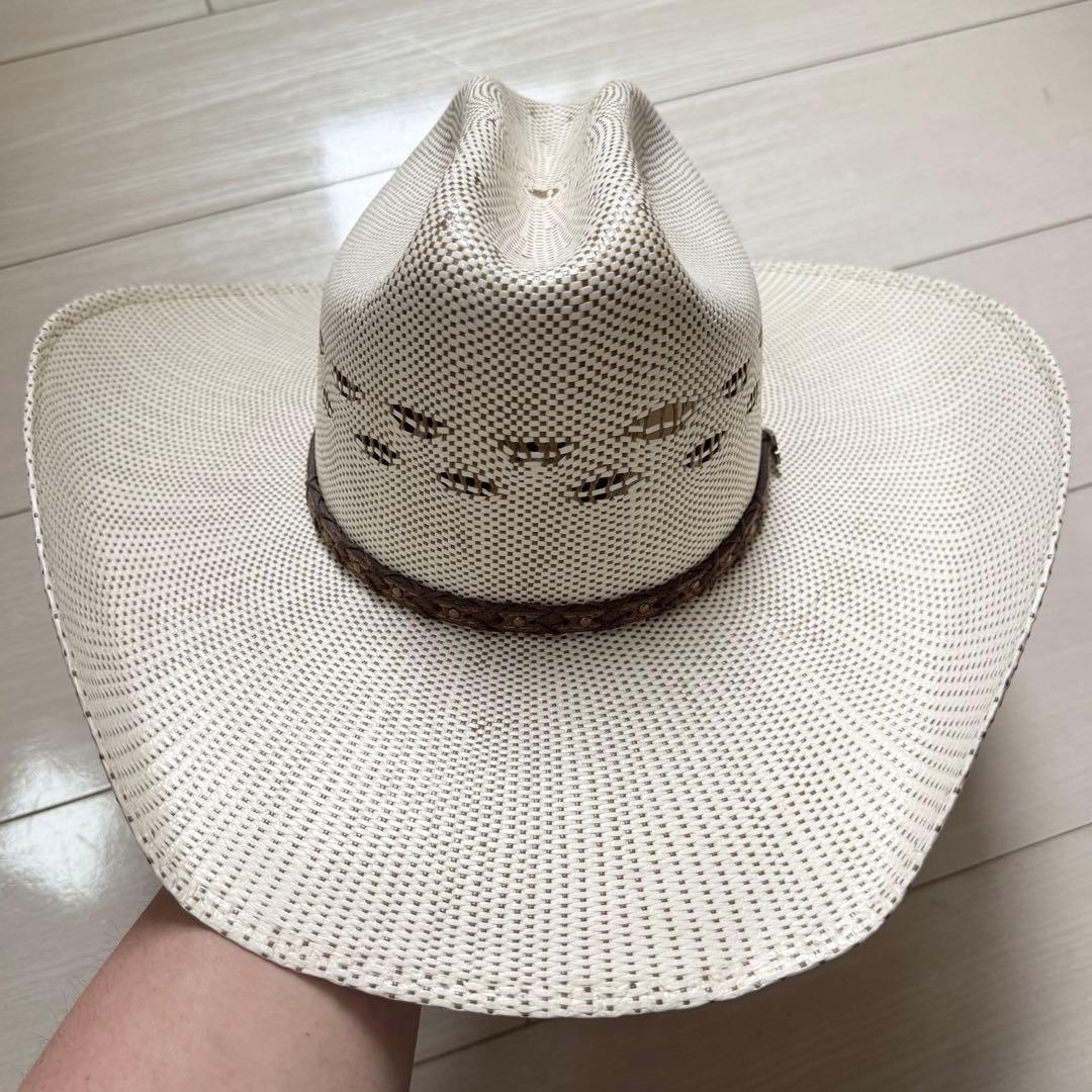【平井大さん着用モデル】使用数回 JUSTINカウボーイハット 頭位57cm