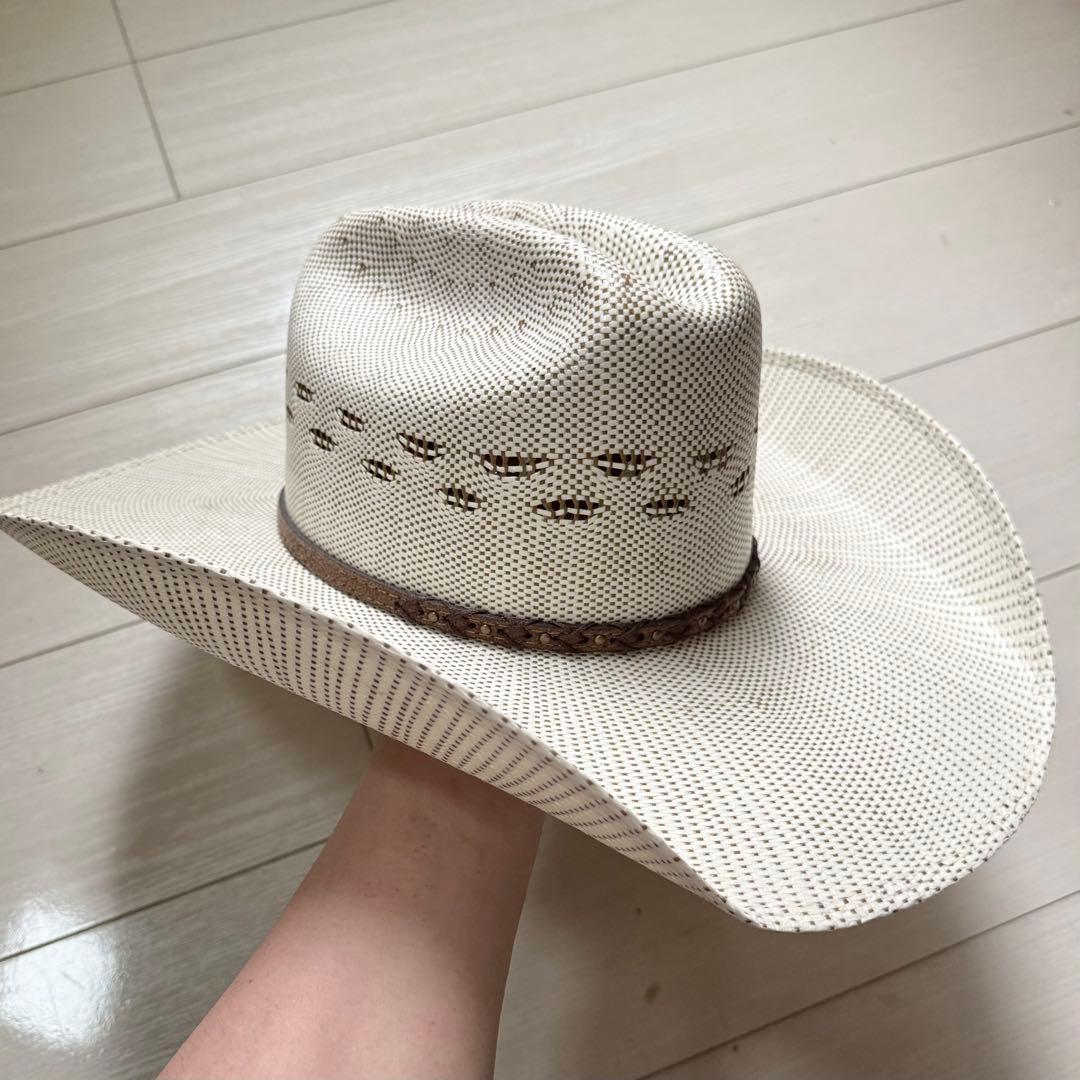【平井大さん着用モデル】使用数回 JUSTINカウボーイハット 頭位57cm