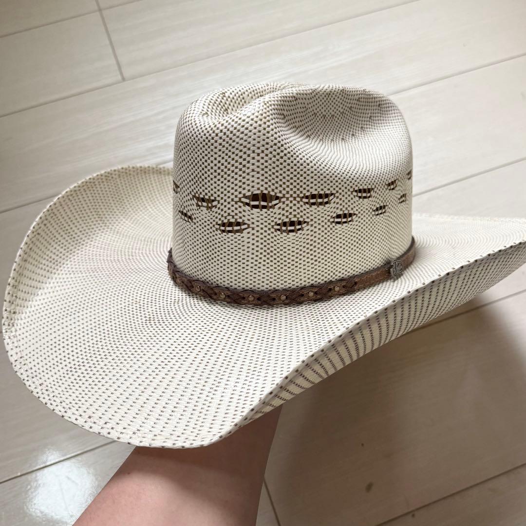 【平井大さん着用モデル】使用数回 JUSTINカウボーイハット 頭位57cm