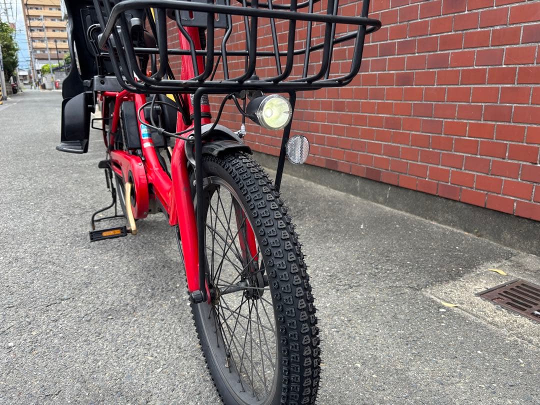 Panasonic gyutto電動アシスト自転車 赤 チャイルド